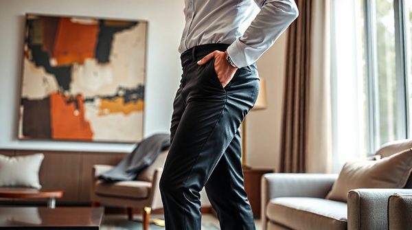 Découvrez les pantalons noirs homme : élégance et polyvalence